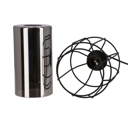 Lámpara colgante JONERA 1xE27/40W/230V negro