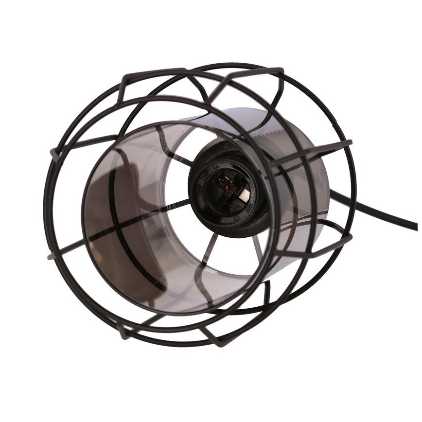 Lámpara colgante JONERA 1xE27/40W/230V negro