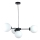 Lámpara colgante KALIOPE 4xE14/50W/230V negro/blanco