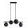 Lámpara colgante KAMA 4xG9/28W/230V negro/negro ahumado