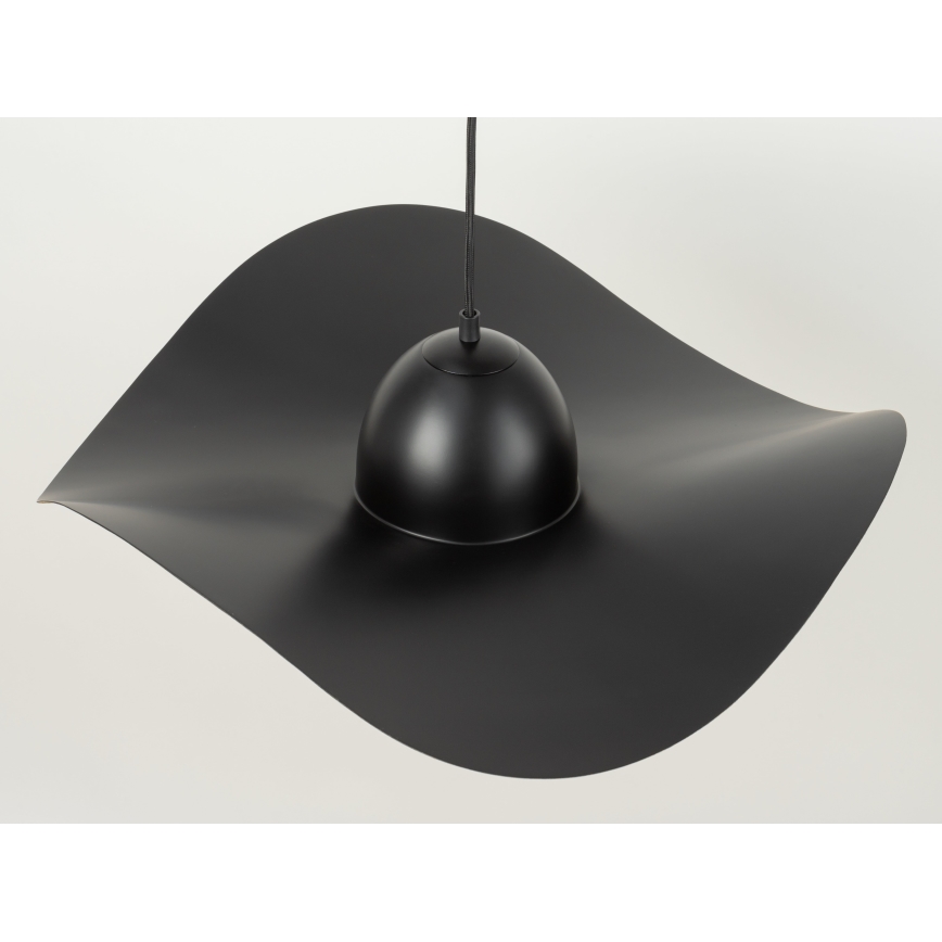 Lámpara colgante KAPELLO 1xE27/60W/230V diá. 55 cm negro/cobre