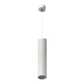 Lámpara colgante KARADON 1xGU10/30W/230V 17 cm blanco