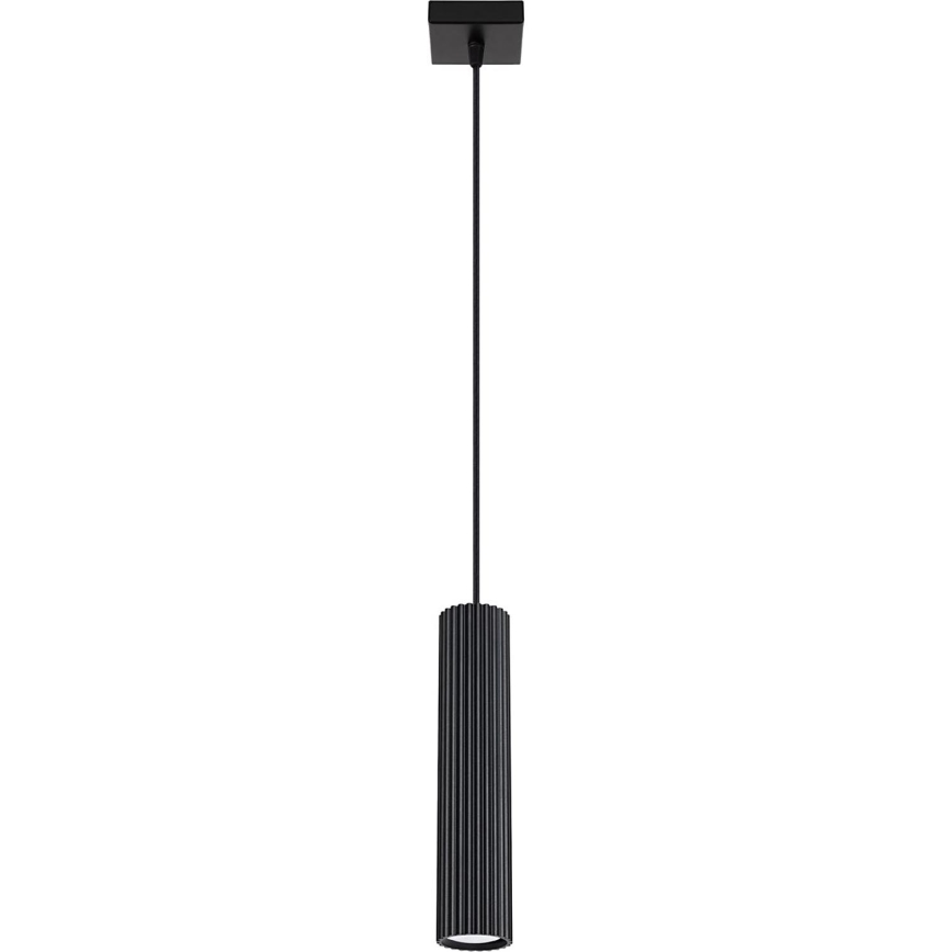 Lámpara colgante KARBON 1xGU10/10W/230V negro