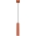 Lámpara colgante KARBON 1xGU10/10W/230V rojo