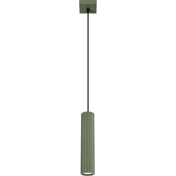 Lámpara colgante KARBON 1xGU10/10W/230V Verde