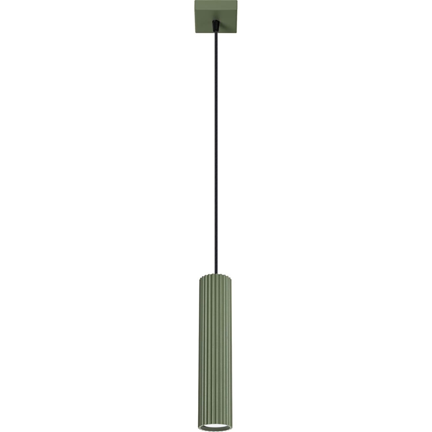 Lámpara colgante KARBON 1xGU10/10W/230V Verde