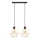 Lámpara colgante KARO 2xE27/15W/230V dorado/negro