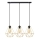 Lámpara colgante KARO 3xE27/15W/230V dorado/negro
