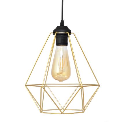 Lámpara colgante KARO 3xE27/15W/230V dorado/negro