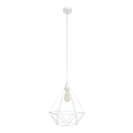 Lámpara colgante KARO LARGE 1xE27/15W/230V blanco