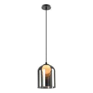 Lámpara colgante KLEA 1xG9/15W/230V negro ahumado