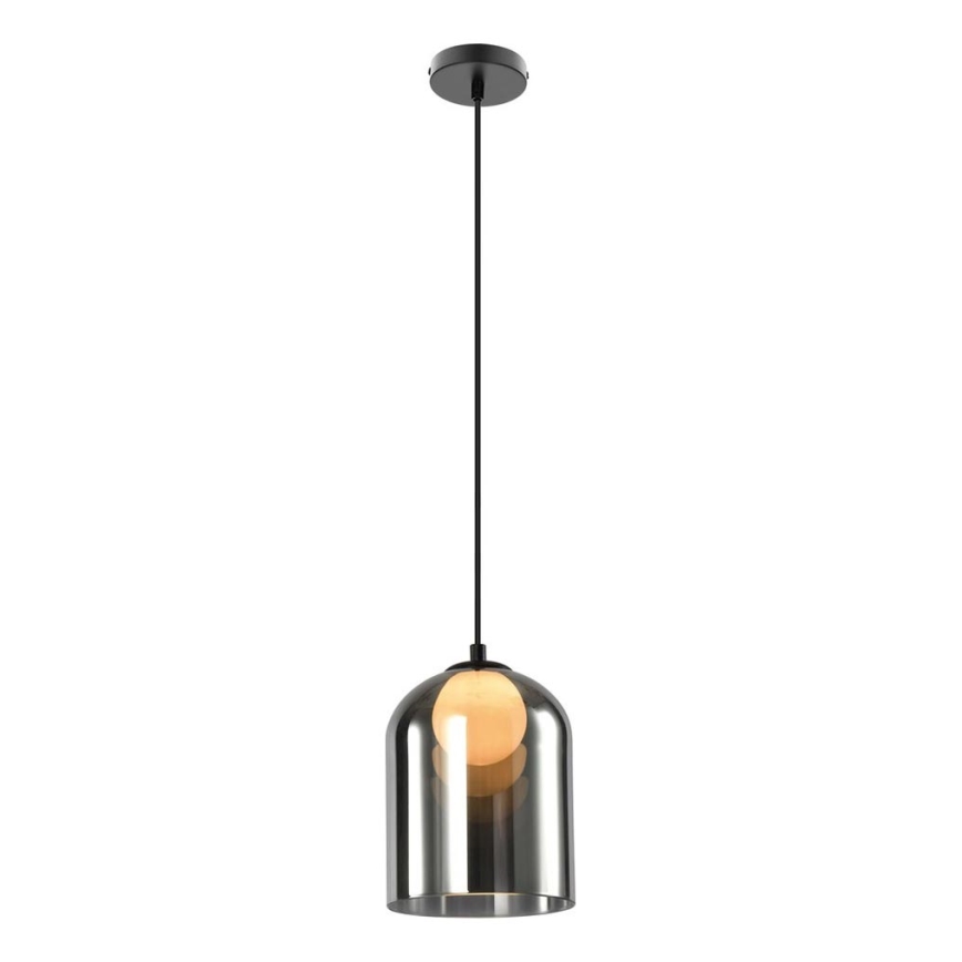 Lámpara colgante KLEA 1xG9/15W/230V negro ahumado