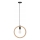 Lámpara colgante KOLO 1xE27/40W/230V beige/negra