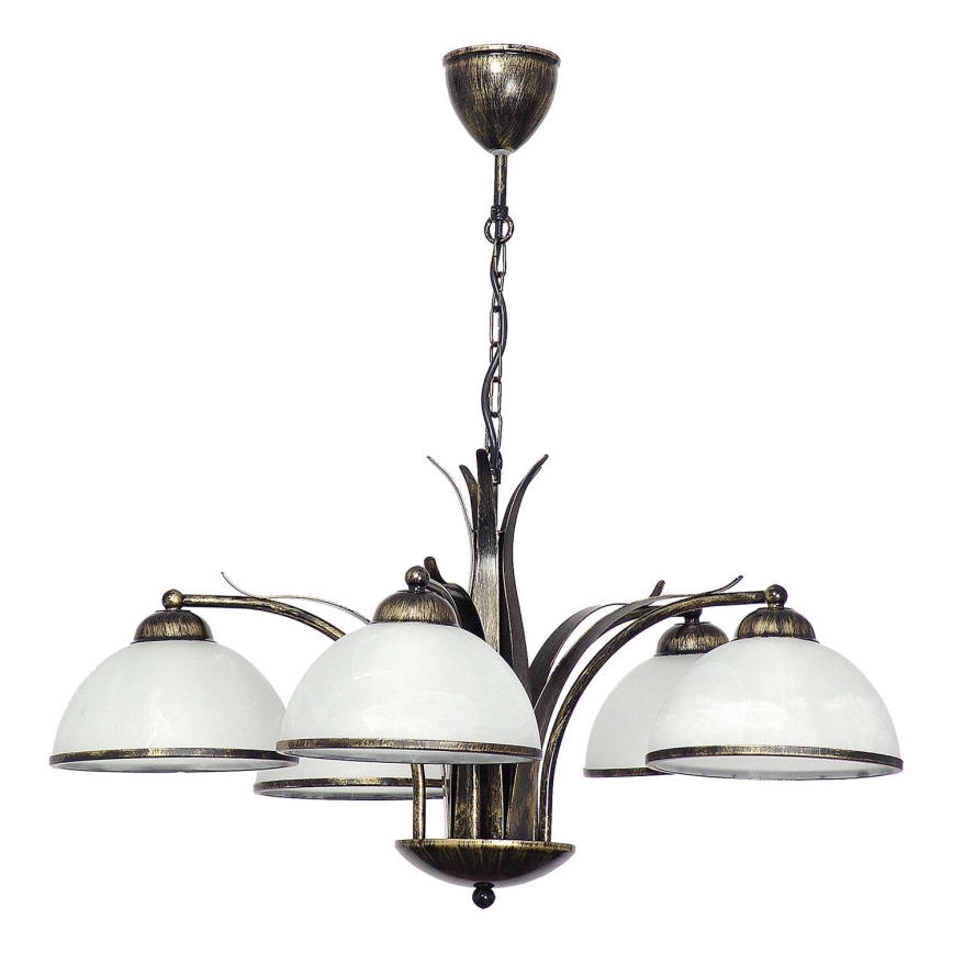 Lámpara colgante KORFU 5xE27/60W/230V