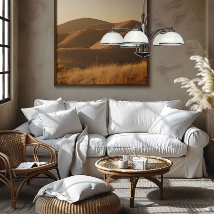 Lámpara colgante KORFU 5xE27/60W/230V