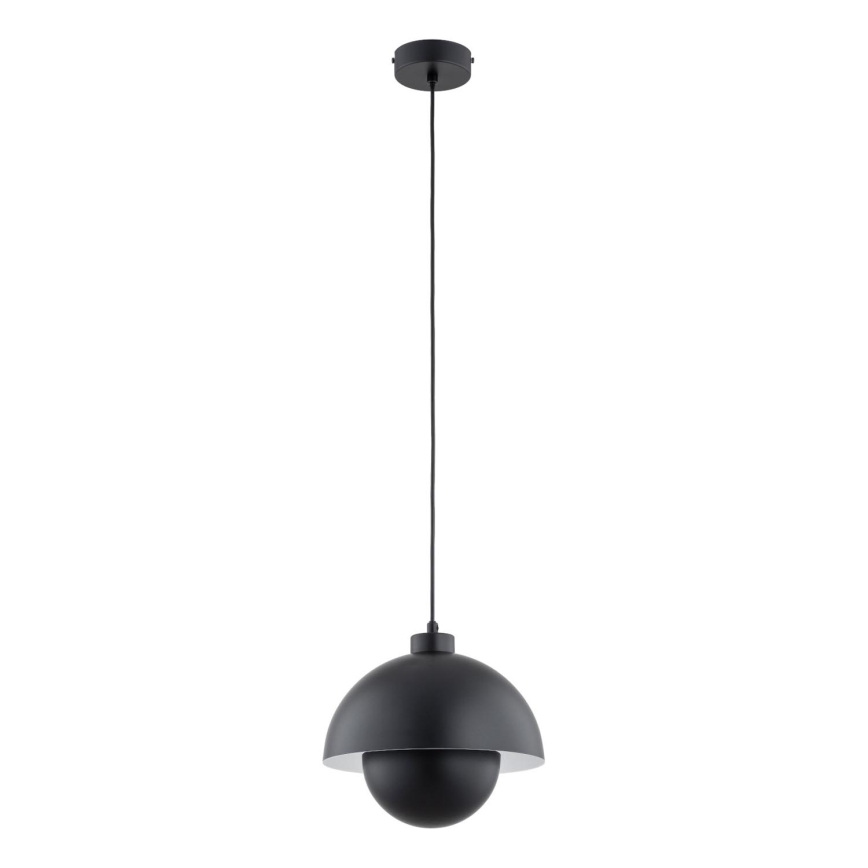 Lámpara colgante KUGER 1xE27/15W/230V negro