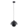 Lámpara colgante KUGER 1xE27/15W/230V negro