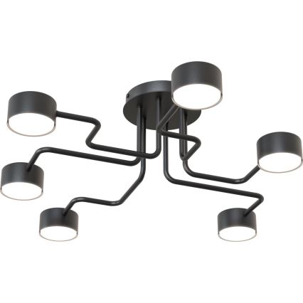 Lámpara colgante KURAGE 6xGX53/12W/230V negro