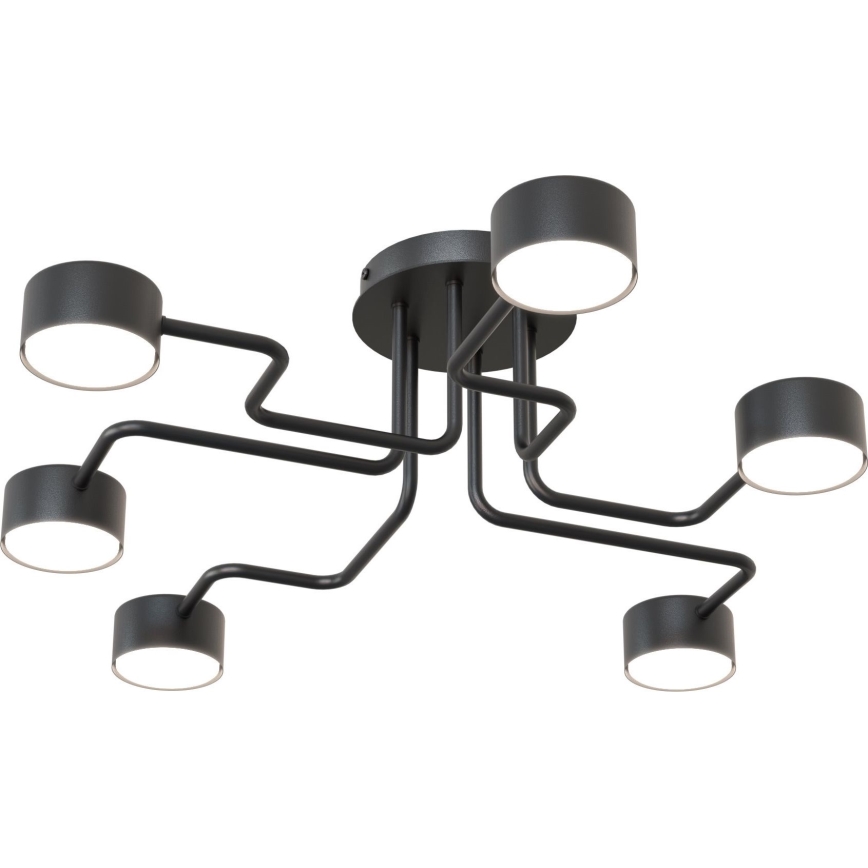 Lámpara colgante KURAGE 6xGX53/12W/230V negro
