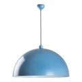 Lámpara colgante KURE 1xE27/40W/230V azul