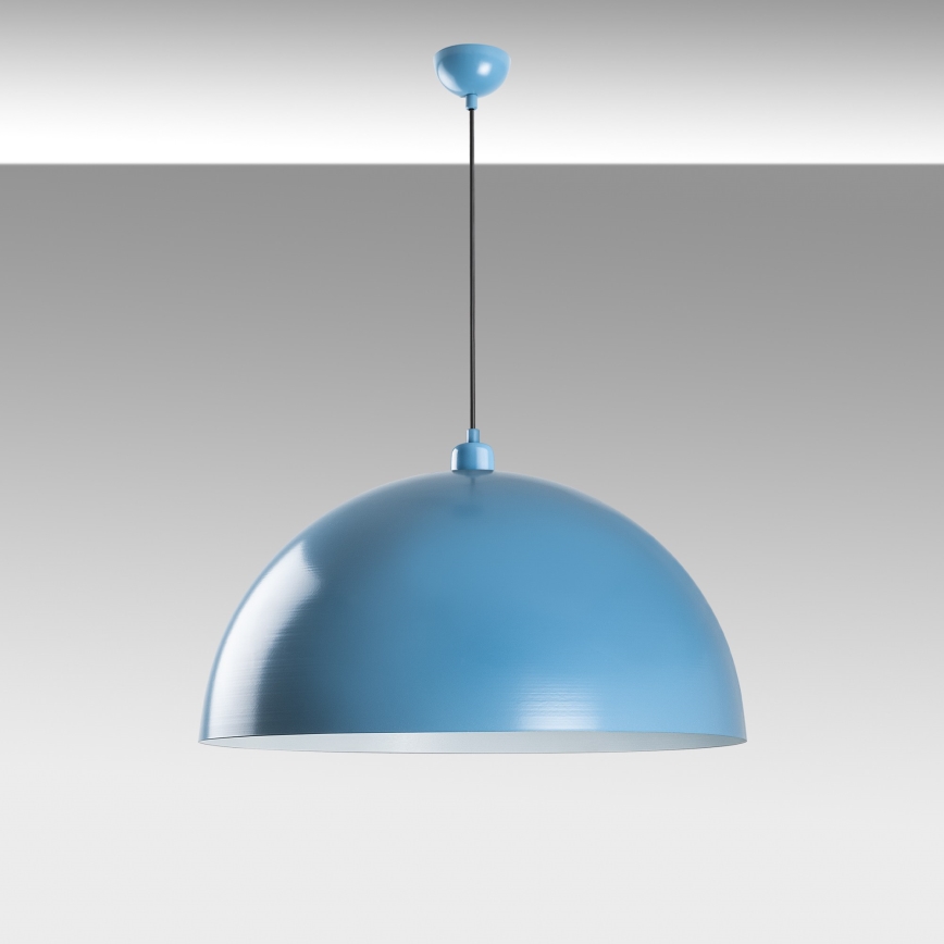 Lámpara colgante KURE 1xE27/40W/230V azul