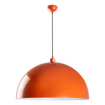 Lámpara colgante KURE 1xE27/40W/230V naranja
