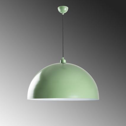 Lámpara colgante KURE 1xE27/40W/230V verde