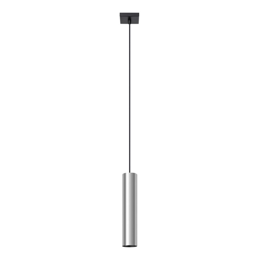 Lámpara colgante LAGOS 1xGU10/10W/230V cromo brillante