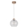 Lámpara colgante LAGUNA 1xE27/60W/230V roble