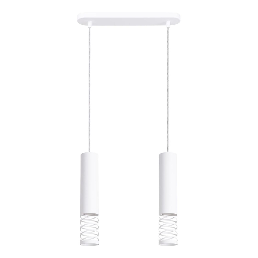 Lámpara colgante LAMI 2xGU10/10W/230V blanco