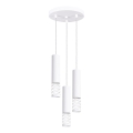 Lámpara colgante LAMI 3xGU10/10W/230V blanco