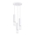 Lámpara colgante LAMI 3xGU10/10W/230V blanco