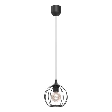Lámpara colgante LAPS 1xE27/15W/230W negro