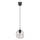 Lámpara colgante LAPS 1xE27/15W/230W negro