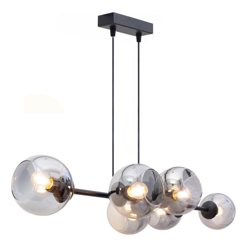 Lámpara colgante LATIL 6xE27/60W/230V