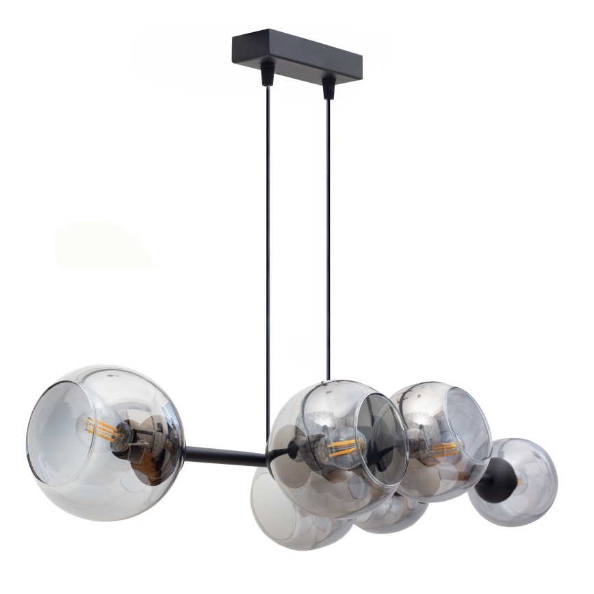 Lámpara colgante LATIL 6xE27/60W/230V