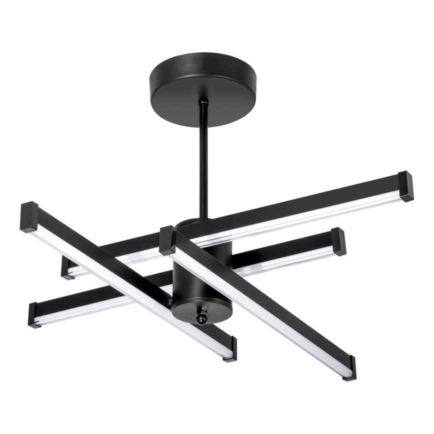 Lámpara colgante LED 4xLED/10W/230V 3000-6500K diá. 68 cm negro