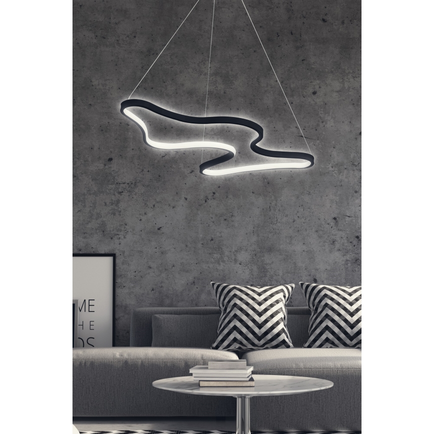 Lámpara colgante LED ARTISAN LED/36W/230V 6500K negra
