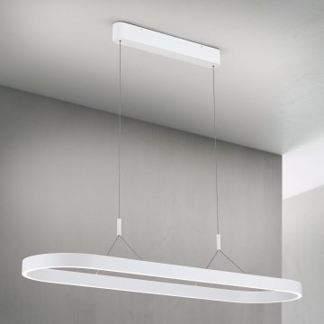Lámpara colgante LED CARRARA con cable de suspensión, 80 W, 230 V, 2700/3000/4000 K, blanca