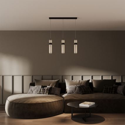 Lámpara colgante LED con cable AMBIENTE 3xLED/6W/230V 3000/4000/6000K cromo brillante