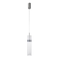 Lámpara colgante LED con cable AMBIENTE LED/6W/230V 3000/4000/6000K cromo brillante