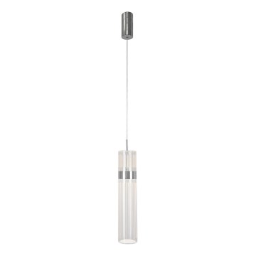 Lámpara colgante LED con cable AMBIENTE LED/6W/230V 3000/4000/6000K cromo brillante