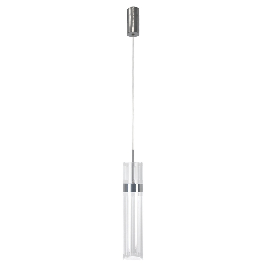 Lámpara colgante LED con cable AMBIENTE LED/6W/230V 3000/4000/6000K cromo brillante