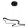 Lámpara colgante LED con cable ARTISAN LED/36W/230V 6500K negro