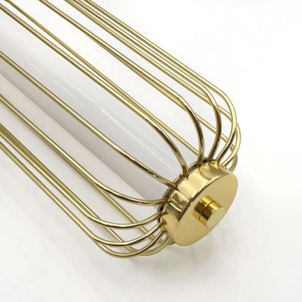 Lámpara colgante LED con cable BONNIE LED/10W/230V 3000K dorada