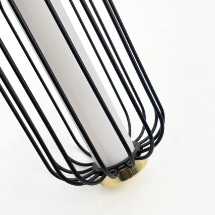 Lámpara colgante LED con cable BONNIE LED/15W/230V 3000K negra