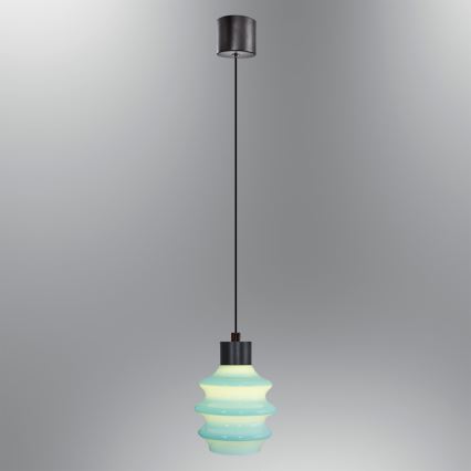 Lámpara colgante LED con cable CACTUS LED/3W/230V 3000K negro/azul