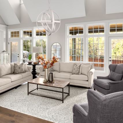 Lámpara colgante LED con cable COPERNICUS LED/260W/230V blanca