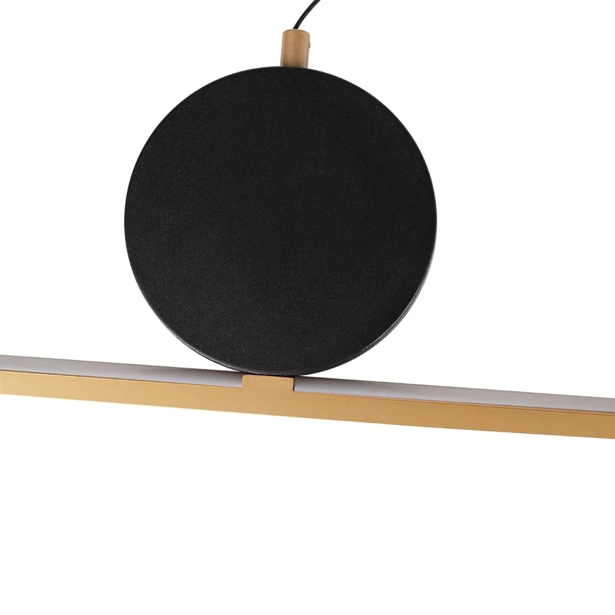 Lámpara colgante LED con cable FLORENTYNA LED/48W/230V 4000K dorado/negro