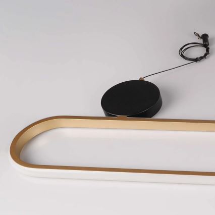 Lámpara colgante LED con cable FLORENTYNA LED/48W/230V 4000K dorado/negro